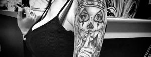 татуировка стиль чикано