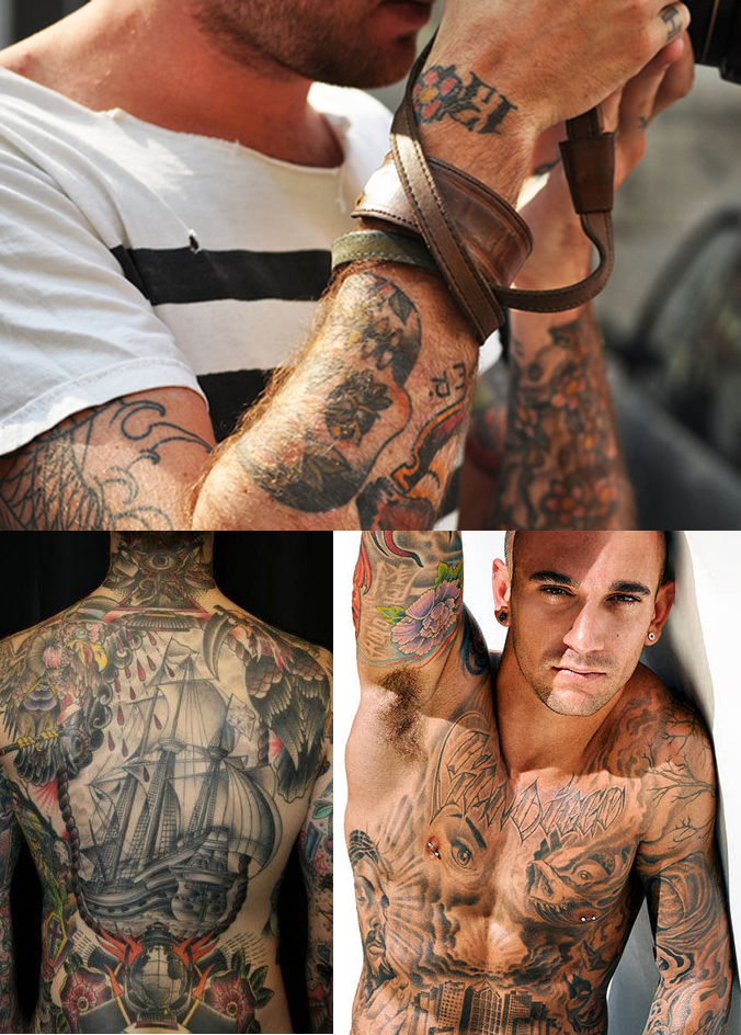 красивые мужские татуировки 2