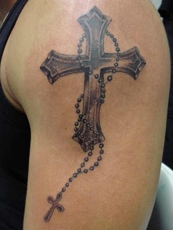 Тату крест